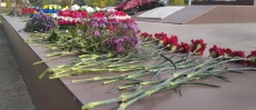 В Южном возложили цветы к Обелиску землякам, погибшим в годы Великой Отечественной войны в честь 78-й годовщины освобождения Кубани от немецко-фашистских захватчиков