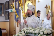    В день Преображения Господня свой престольный праздник отметил храм в поселке Южный