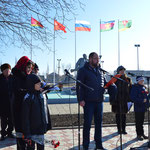 В поселке Южный прошел памятный митинг, посвященный освобождению Динского района и города Краснодара