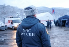 На дорогах Краснодарского края развернуты пункты обогрева МЧС России