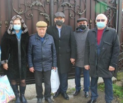 Поздравили ветеранов с наступающими Новогодними праздниками