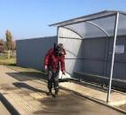 Продолжаются работы по обработке мест общего пользования специальными дезинфицирующими средствами
