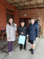 Поздравили тружеников тыла с Днем защитника Отечества!