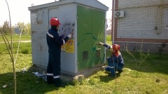 Покраска электроподстанций