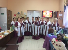 В ДК п. Южный чествовали пожилых людей.