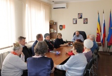 Совещание с Советом ветеранов