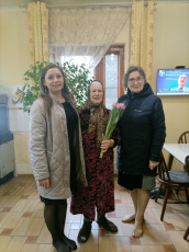 Поздравление ветеранов на дому