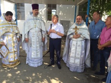 В поселке Южный прошла торжественная литургия, посвященная православному празднику Преображение Господне