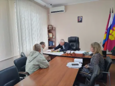 В администрации Южно-Кубанского сельского поселения состоялся очередной прием граждан по личным вопросам