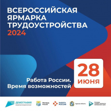 О проведении федерального этапа Всероссийской ярмарки трудоустройства «Работа России. Время возможностей»