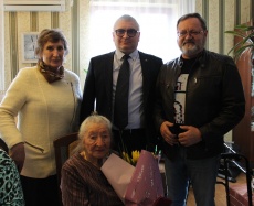 Поздравили ветерана