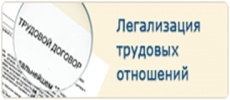 Легализация трудовых отношений - актуальная тема  в сфере социально-трудовых отношений