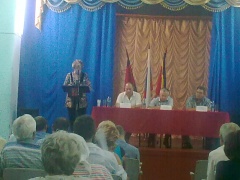 Встреча главы муниципального образования Динской район С.В. Жиленко с активом поселения