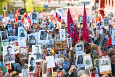 Поселок Южный активно продолжает принимать участие во Всероссийской акции «Бессмертный полк» 