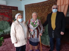 Труженица тыла Сокол Елена Ивановна отметила свое 90-летие 