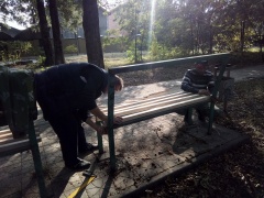 Ремонт лавочек
